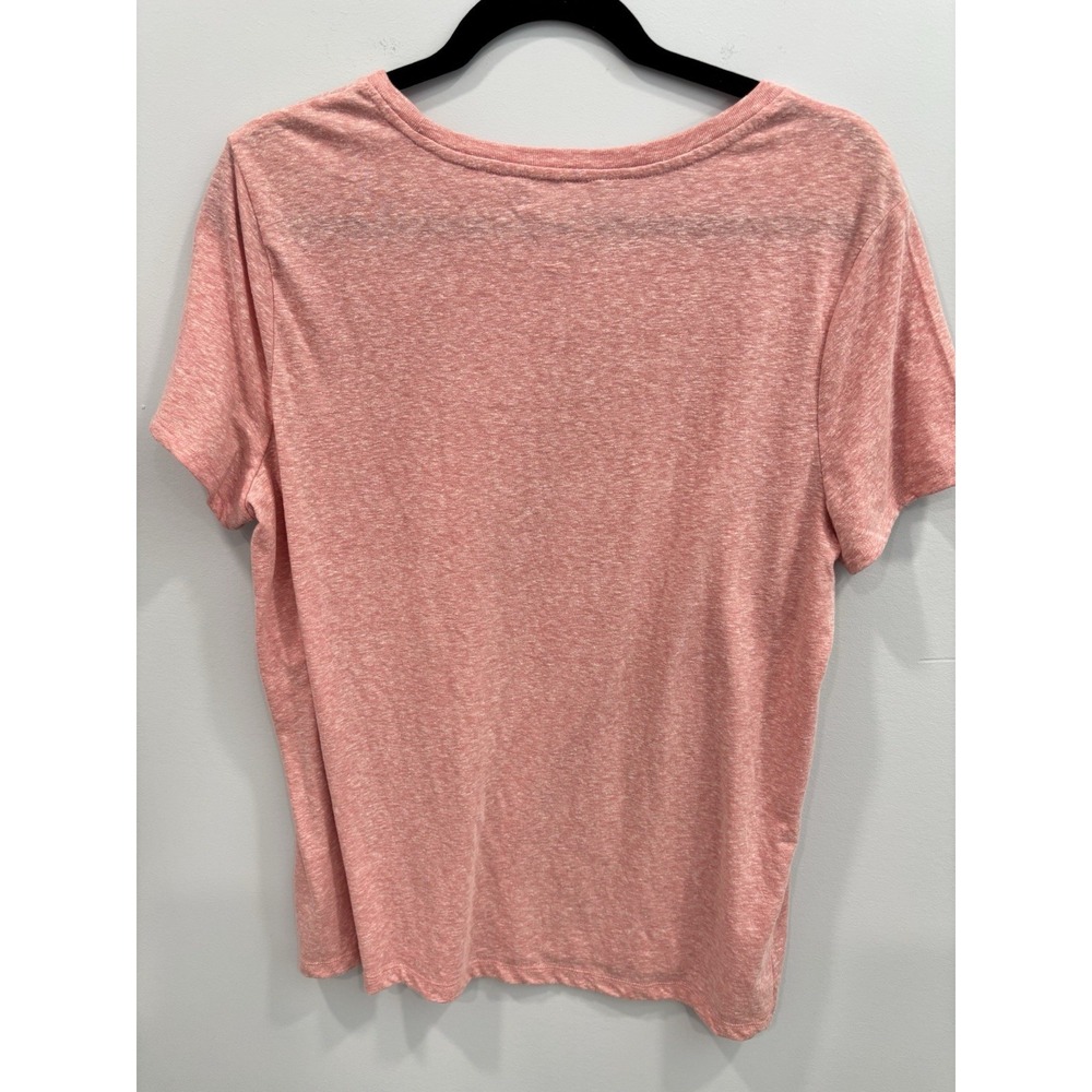 Women's Universal Thread Peach Short Sleeve Shirt Size XL- fits like a large